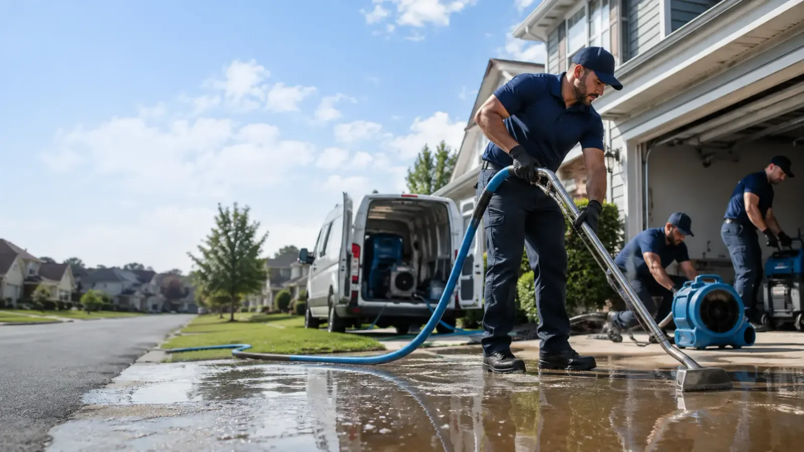 Flood Damage Restoration in Bidwell, OH